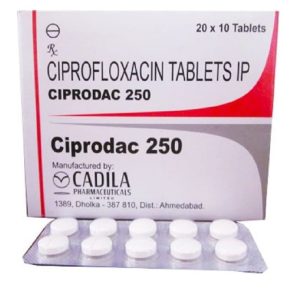 Buy Ciprodac 250Mg Tablet