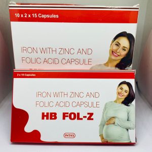 Shop Hb Fol-Z Folic Acid Capsules