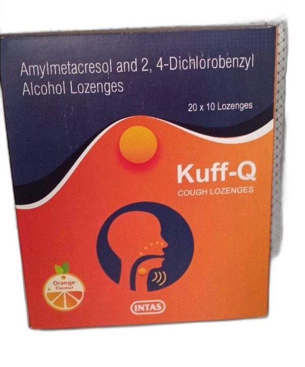 Buy Kuff-Q Cough Lozenges Orange Tablet