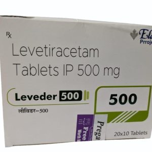 Buy Leveder (Levetiracetam) 500 mg Tablet