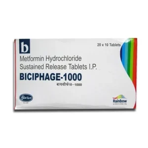 Buy Glyciphage SR 1gm Tablets Online